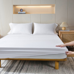 White Non-slip <strong>Protective</strong> Dustproof <strong>Bed</strong> Cover <strong>Mattress</strong> Cover Hotel <strong>Mattress</strong> <strong>Protector</strong> - Product Image 4