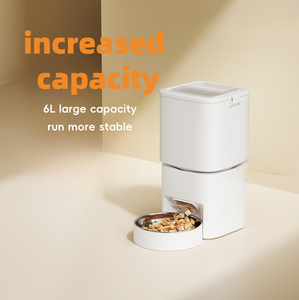 5l Smart Anti-Klomp Low Food Alert Custom 10-24G Porties Duurzame Bpa-Vrije Plastic Automatische <span class=keywords><strong>Feeder</strong></span> Voor Multi-Pet Huizen - Product Image 2