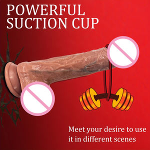 Dildo Besar Panjang Mainan Seks Dewasa Pijat Wanita Pemanas Teleskopik Ayun Dorong Silikon Vibrator Dildo Realistis Ukuran Besar untuk Wanita - Product Image 5