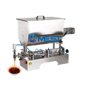 semi automatic piston filling machine paste ketchup/mayonnaise/jam/chili sauce/honey filling machine