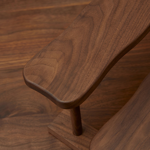 Étagère de présentation en bois massif à 3 niveaux pour usages multiples, stockage et exposition de parfums, figurines, tasses dans un café à domicile, noyer noir - Product Image 3