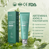 Dentifrice OEM Marque Privée à l'Artemisia Annua Sans Fluorure, Extrait Végétal, Soin Doux des Gencives, Haleine Fraîche, Soin Bucco-dentaire Quotidien
