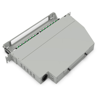 19-inch 1U 2U ODF kandang SC LC 24/48/96 Port distribusi bingkai ayunan Rackmount Rotary Fiber Patch peralatan Fiber Optic