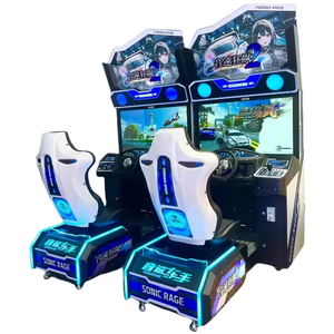 Machine de jeu vidéo d'arcade simulateur de course à deux joueurs à monnayeur, <span class=keywords><strong>SONIC</strong></span> <span class=keywords><strong>BLAST</strong></span> 2, en métal et plastique, version anglaise, vente en gros - Product Image 6