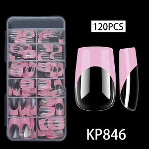 การ์ดโชว์เล็บปลอมแบบใส PVC 120 ชิ้น พลาสติกพิมพ์ลาย สำหรับโปรโมชั่น อุปกรณ์ตกแต่งเล็บ - Product Image 6