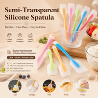 Grattoir à bol et grattoir à crème professionnels YMS avec spatule de pâtisserie Maryse pour outils de cuisine en silicone
