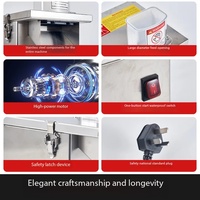 Machine à découper les légumes professionnelle en acier inoxydable, cadre épaissi, disque remplaçable, coupe 3-en-1, alimentation automatique 110/220V, pour hôtels