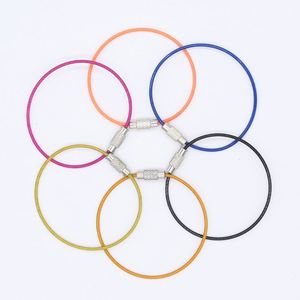 Yiwang ห่วงล็อคสกรูสายเชือกลวด150มม. ทำจากโลหะสแตนเลส - Product Image 2
