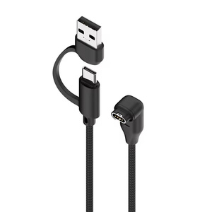 Câble convertisseur de charge de montre 2in1 Usb + Type C pour <span class=keywords><strong>Garmin</strong></span> Fenix 8 7 7S 7X 6 E Pro Solar <span class=keywords><strong>Instinct</strong></span>,Venu 3S 2 SQ Epix/Tactix - Product Image 5