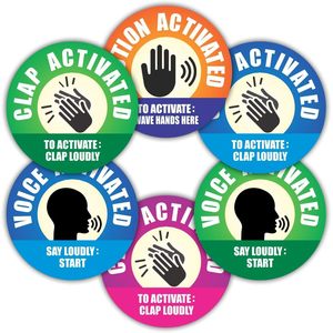 สติกเกอร์ติดห้องน้ำแบบติดตั้งด้วยการปรบมือ สำหรับเล่นตลกในห้องน้ำ สร้างความสนุกสำหรับผู้ใหญ่และเด็ก ฉลากขำขัน - Product Image 4
