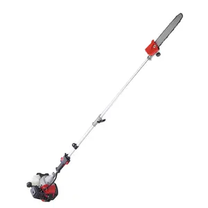 43cc long reach Telescopic pole saw 2 function gasoline brush cutter 2 stroke hand brush cutter weeder cultivator