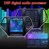 Jeep Cherokee 5 KL 10,4 pouces Stéréo sans fil DSP CarPlay/Android Auto USB WiFi GPS intégré Radio Lecteurs MP3/MP4 Caméra de recul DVR