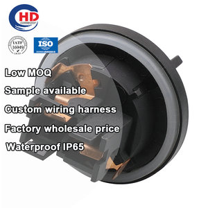 10235846 लैंप धारक ऑटो कनेक्टर ग्रे ऑटोमोटिव हेडलाइट टेललाइट टर्न सिग्नल लैंप सॉकेट वायर हार्न प्लग सॉकेट - Product Image 1