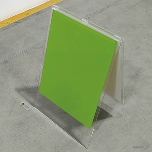Customized Portable A-frame Pavement <b>Stand</b> Advertising Board Durable Acrylic Folding Sidewalk Sign for Outdoor Indoor - Product Image 5
