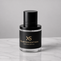 Flacon de parfum vide en verre transparent 50ml 30ml 100ml avec pompe vaporisateur et capuchon magnétique, boîte cadeau de luxe, bouchons personnalisés OEM