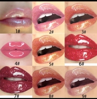Gloss à lèvres minéral haute pigmentation en tubes DIY, hydratant, brillant et mat, pour marque privée, vente en gros, avec boîte de maquillage pour gloss à lèvres