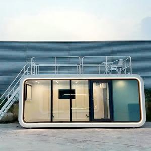 A prueba de agua Apple Cabin Prefab Steel Frame Container Capsule Villa Design para House Resort Park Apartment Hotel Shop Office Fast - Product Image 6