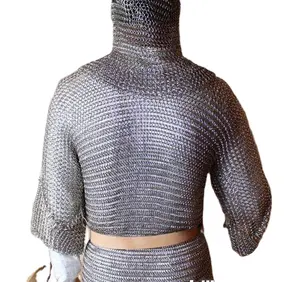 Chainmail Armor Skirt Medieval Chain Mail Armor Skirt Chainmail Armor Costume Full body armour worn by European knights