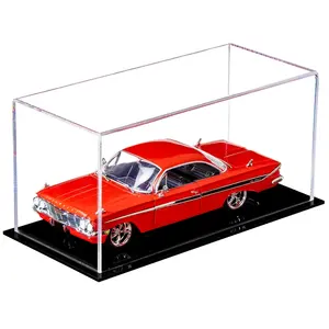 Vitrine en acrylique de voiture, modèle moulé sous pression à l'échelle 1/24, fabricant chinois