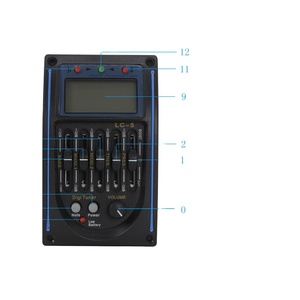 Pastilla piezoeléctrica LC-5 para guitarra acústica/folk con ecualizador, micrófono, afinador e indicador de batería baja - Product Image 5