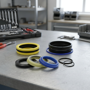 Kit de joints toriques BTK avec anneaux en caoutchouc noir, bleu et jaune, taille 200 mm, plage de température -20-150°C pour joints de moteur - Product Image 1