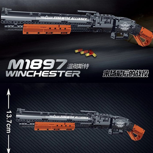 Mork 051003 arma juguetes 791PCS Winchester M1897 arma juegos de bloques de construcción de MOC ladrillos juguetes para niños regalos de navidad - Product Image 2