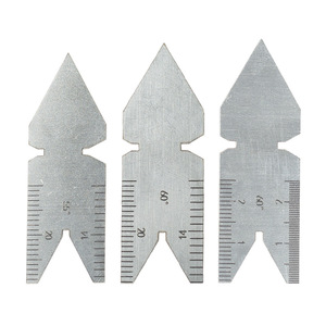 Yunbei Yb Contour Gauge 55 60 Degree Steel <b>Thread</b> Measuring <b>Tool</b> Metric Imperial Integrated High Accuracy - Product Image 1
