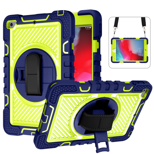 360 Rotating Tablet Cover for iPad Mini 5/ Mini 4 Case 7.9 Inch, Protective Case with Shoulder Strap for iPad Mini 5th/4th Gen