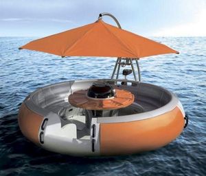 Barca Elettrica Galleggiante Commerciale ad Alto ROI per BBQ e Feste, con Tettuccio Parasole, Ideale per Noleggio in Parchi Acquatici e Luoghi Panoramici - Product Image 4