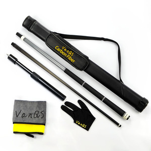 Juego <span class=keywords><strong>de</strong></span> Taco <span class=keywords><strong>de</strong></span> <span class=keywords><strong>Billar</strong></span> <span class=keywords><strong>de</strong></span> 58'' 1/2, Marca VanQs, Eje <span class=keywords><strong>de</strong></span> Fibra <span class=keywords><strong>de</strong></span> Carbono Real, Culata <span class=keywords><strong>de</strong></span> Madera <span class=keywords><strong>de</strong></span> Arce, Punta <span class=keywords><strong>de</strong></span> 12.5mm, Empuñadura <span class=keywords><strong>de</strong></span> Cuero, Taco <span class=keywords><strong>de</strong></span> <span class=keywords><strong>Billar</strong></span> <span class=keywords><strong>y</strong></span> Accesorios - Product Image 1