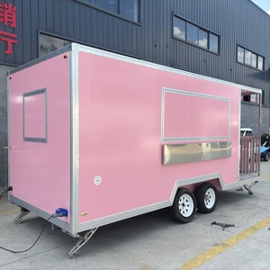 Remolque de Comida de Alta Calidad Tipo Food Truck con Cocina Completa Tráiler <span class=keywords><strong>para</strong></span> Venta en Estados Unidos Totalmente Equipado <span class=keywords><strong>para</strong></span> Cocina Móvil Callejera - Product Image 3