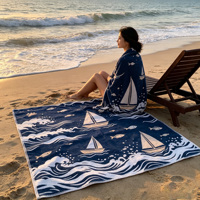 Hochwertiges Mikrofaser-Strandtuch Superabsorbierend, Schnelltrocknend und Sandfrei