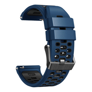 <span class=keywords><strong>Correa</strong></span> de silicona transpirable de doble color adecuada para <span class=keywords><strong>Suunto</strong></span> 9/7 <span class=keywords><strong>D5</strong></span> <span class=keywords><strong>Suunto</strong></span> Spartan Sports Strap de 24 mm - Product Image 3
