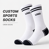 Chaussettes de sport pour jeunes et adultes avec logo personnalisé, respirantes, pour la course à pied et l'entraînement, 100% coton, antibactériennes, OEM ODM