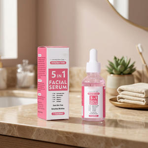 Suero Facial Multiactivo 5 en 1 de 30 ml, Niacinamida, VC, HA, Colágeno, Antienvejecimiento, Iluminador, Hidratante, Esencia para el Cuidado de la Piel - Product Image 2