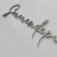 Enseigne lumineuse LED personnalisée en acier inoxydable 3D pour hôpitaux, entreprises, devantures de magasins, publicité, signalisation, décoration et éclairage