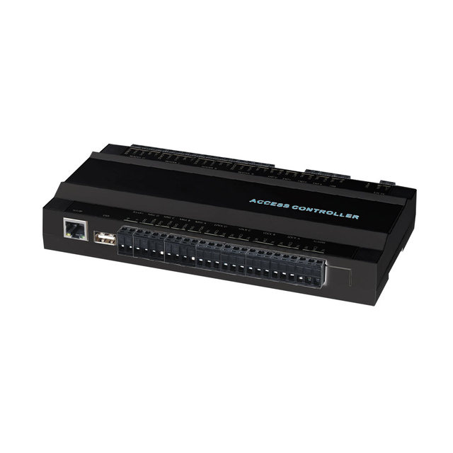 TCP/IP Wiegand 2 or 4 Doors Fingerprint and Card Access Controller Access Control Panels Connect with QR Reader Cloud Software