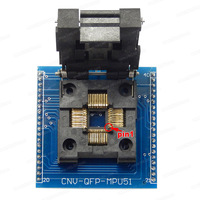 Adaptador TQFP44-DIP40 serie 51 CNV-QFP-MPU51 para RT809H T48 T56 T76 XELTEK