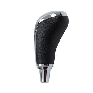Pommeau de levier de vitesse en cuir chromé pour transmission automatique, filetage 8 mm, compatible Toyota Lexus, design ergonomique - Product Image 2