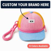 Monedero con Forma de Sombrero, Llavero de Malla, OEM ODM, Etiqueta Privada, Logotipo Personalizado, Multicolor, Bonito, Regalo Promocional, Fabricante