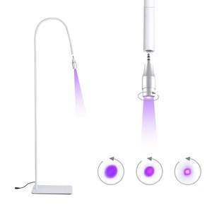 Lámpara UV LED para Pestañas Elanby FL009 Pro, Regulable, 395-400nm, 5W/10W, con Pedal, Color Blanco/Negro - Product Image 3