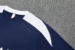 เสื้อฟุตบอลฤดูร้อน พิมพ์ชื่อทีม แขนสั้น ระบายอากาศได้ดี โพลีเอสเตอร์ แห้งเร็ว คอกลม ยูนิเซ็กส์ สำหรับนักกีฬา 25/26 ปารีส - Product Image 3