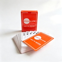 Cartes à jouer professionnelles de haute qualité, fabriquées en usine, avec logo personnalisé, pour un jeu de poker supérieur