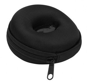 Custom Round <b>Storage</b> Watch Zipper <b>Box</b> for Fits All Wristwatches, Carbon Fiber Smart EVA Portable Watch Travel Roll Case - Product Image 4