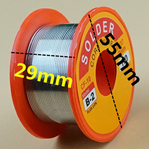 سلك لحام من سبيكة القصدير Sn60Pb40 بسمك 1.<span class=keywords><strong>2</strong></span> مم ووزن 50 جرام، مع نواة راتنجية <span class=keywords><strong>2</strong></span>٪ عالية النشاط، يدعم التصنيع حسب الطلب - Product Image 6