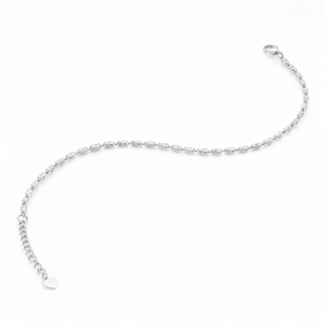 Longjia Gloss Long Pt950 Bracelet à maillons minimalistes brillants et réfléchissants, unisexe, platine doux, 4,27g, pour invité de mariage, cadeau bijou - Product Image 4