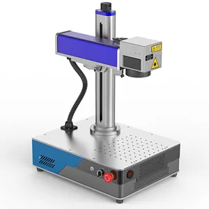 Macchina per incisione Laser portatile da tavolo 20w 30w 50w macchina per marcatura Laser in fibra di plastica in metallo per gioielli