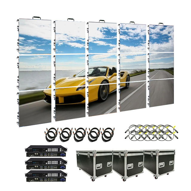 EG Indoor P2.604mm LED Screen Stage Rental LED Display 500500 Panel Seamless Splicing LED Video Wall for Shopping Malls