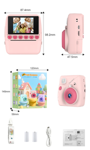 Mini appareil <span class=keywords><strong>photo</strong></span> numérique instantané pour enfants avec papier thermique HD, impression <span class=keywords><strong>photo</strong></span> en extérieur, mini appareil <span class=keywords><strong>photo</strong></span> mignon - Product Image 6