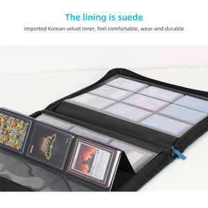 Torson 9 túi PU Vật liệu pokmon Album ảnh 216 thẻ Toploader mtg TCG phân loại chất kết dính Hàn Quốc kinh doanh thẻ Binder trang - Product Image 4